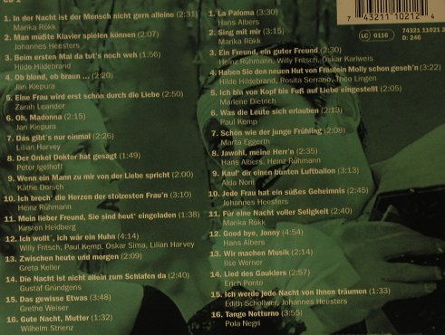 V.A.Die Goldenen Tonfilm Melodien: 75 Jahre UFA, 32 Tr., Ariola, D, 1992 Typ: 2CD Best.-Nr.: 50189 Preis: 7,50 Euro