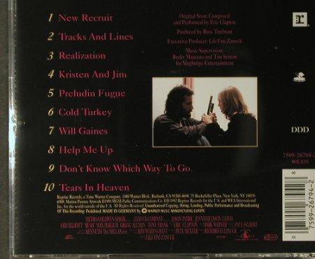 RUSH: 10Tr.M.by E.Clapton,OST, Reprise(), D,  - CD - 50288 - 4,00 Euro