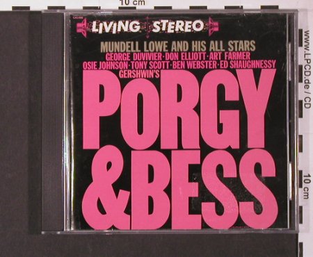Porgy & Bess: Mundell Lowe & his All Stars, RCA, EC, 1959 Typ: CD Best.-Nr.: 50364 Preis: 5,00 Euro