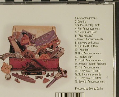 Carlin,George: A Place for my Stuff !'81, Atlantic, US, 01 Typ: CD Best.-Nr.: 50413 Preis: 5,00 Euro