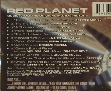 Red Planet: Music From, WB, EU, 00 Typ: CD Best.-Nr.: 50507 Preis: 5,00 Euro