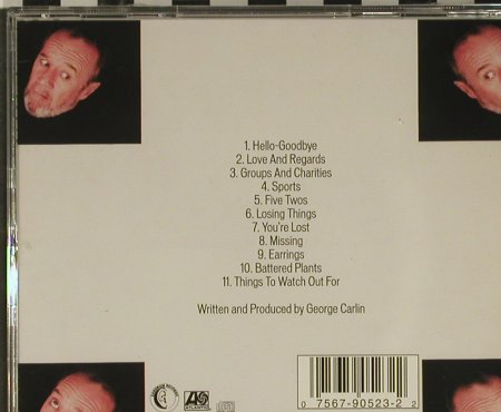 Carlin,George: Playin' With Your Head (Comedy), Atlantic, US, 01 Typ: CD Best.-Nr.: 51149 Preis: 5,00 Euro