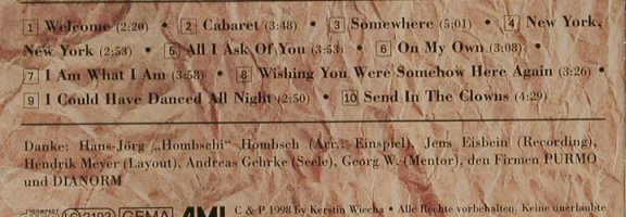 Wiecha,Kerstin: Eine Reise in die Welt des Musicals, Ami, D, 98 Typ: CD Best.-Nr.: 51489 Preis: 5,00 Euro