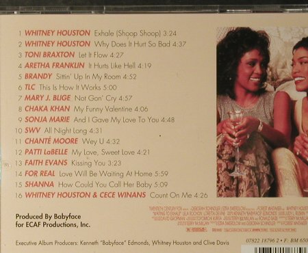 Waiting To Exhale: Original Soundtrack, Arista, EC, 95 Typ: CD Best.-Nr.: 51544 Preis: 4,00 Euro