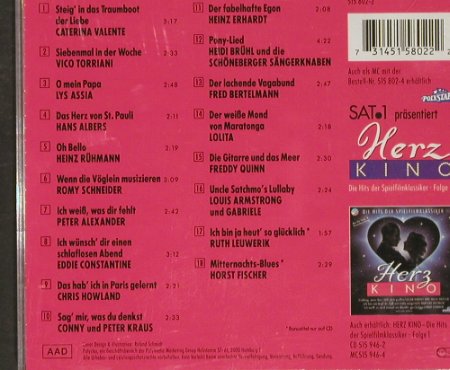 V.A.Herz Kino: Spielfimlklassiker Folge2, Polystar,  Typ: CD Best.-Nr.: 51584 Preis: 4,00 Euro