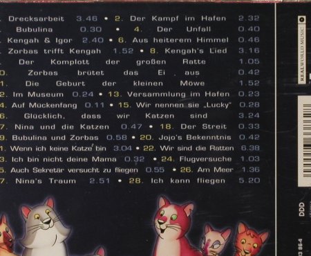 Kater Zorbas: der kleinen Möwe das fliegen ...., Koch, D, 2000 Typ: CD Best.-Nr.: 52101 Preis: 4,00 Euro