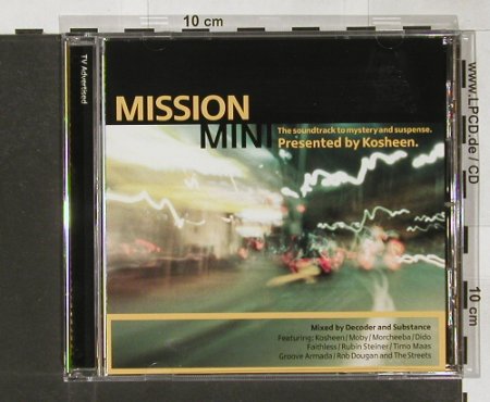 Mission Mini: 19 Tr. V.A. Mixed by Decoder..., BMG(), EU, 02 - CD - 52255 - 7,50 Euro