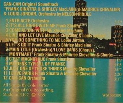 Can-Can: 12 Tr. V.A.,Sinatra,..L.Jordan, World Music(WM88009), D, 88 - CD - 52310 - 4,00 Euro