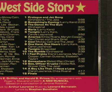 West Side Story: Original Broadway Cast, World Musi, , 89 Typ: CD Best.-Nr.: 52354 Preis: 4,00 Euro