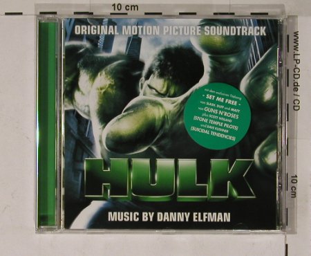 Hulk: Original Soundtrack, Decca, EU, 03 Typ: CD Best.-Nr.: 53315 Preis: 10,00 Euro