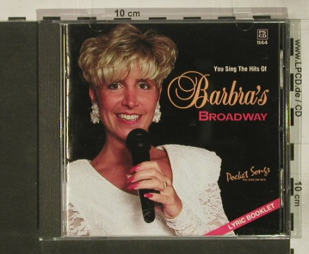 Barbra's Broadway: You sing the His of - Karaoke, Pocket Songs(PSCD 1144), US, 1994 - CD - 54234 - 10,00 Euro