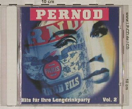 Pernod: Hits für Ihre Longdrinkparty Vol.2, UN Prom.(), D,  - CD - 54430 - 4,00 Euro