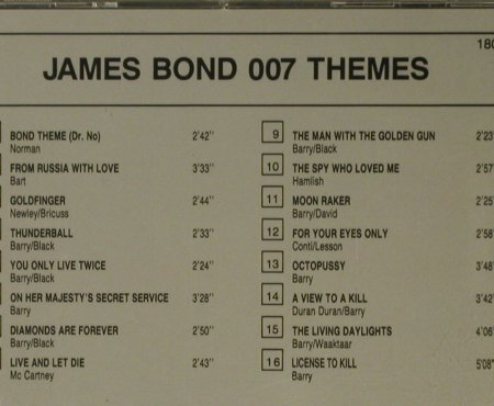 James Bond-007 Themes: Hollywood Cinema Orchestra,16 Tr., BR Music(18005 CD), S,  - CD - 54463 - 4,00 Euro