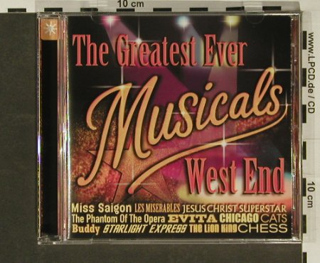 V.A.The Greatest Ever Musicals: West End,20Tr., Metron.(), UK, 00 - CD - 55009 - 4,00 Euro