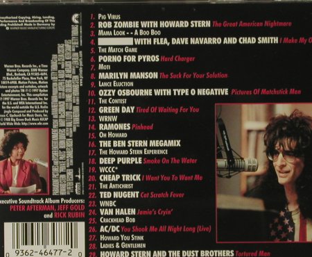 Howard Stern: Private Parts:The Album, WB, D, 97 Typ: CD Best.-Nr.: 55282 Preis: 4,00 Euro