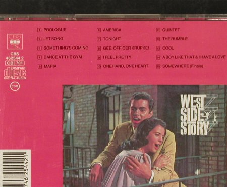 West Side Story: orig.Soundtr.Recording, CBS, NL, 1965 Typ: CD Best.-Nr.: 56090 Preis: 7,50 Euro