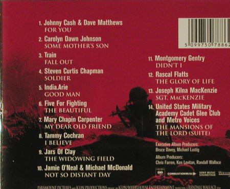 We Were Soldiers: Music From, Columbia, A, 02 Typ: CD Best.-Nr.: 56930 Preis: 5,00 Euro