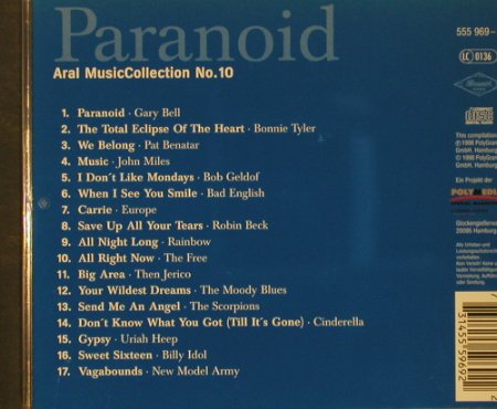 V.A.Paranoid: Aral Music Collection No.10, Polymedia(), , 1998 - CD - 57144 - 3,00 Euro