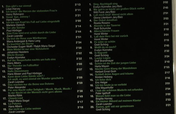 V.A.Die Goldene Zeit der deutschen: Schlager-u.Filmmusik, Vol.7, Universe, D Typ: 2CD Best.-Nr.: 57830 Preis: 4,00 Euro
