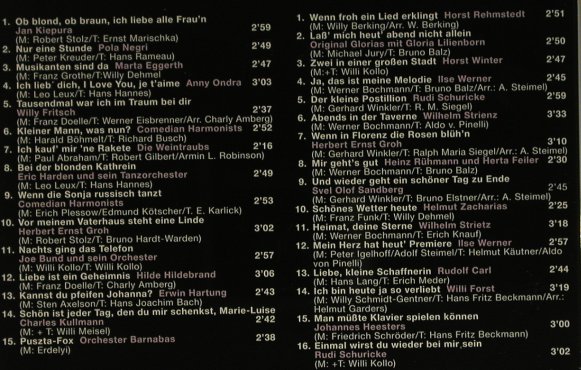 V.A.Die Goldene Zeit der deutschen: Schlager-u.Filmmusik, Vol.4, Universe, D Typ: 2CD Best.-Nr.: 57831 Preis: 4,00 Euro