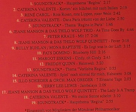 Regina auf den Stufen: 19 Tr., 50ger Hits, ZDF-Serie, Mercury, D, 92 Typ: CD Best.-Nr.: 58165 Preis: 4,00 Euro