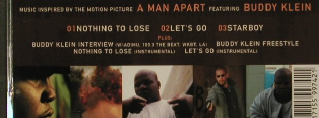 A Man Apart: Featuring Buddy Klein, 7 Tr., Race Tr.(), , 03 - CD - 59139 - 2,50 Euro