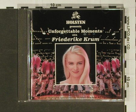 Krum,Friederike: Unforgettable Moments,Holsten, Krum/Hettw, D, 92 Typ: CD Best.-Nr.: 59814 Preis: 4,00 Euro