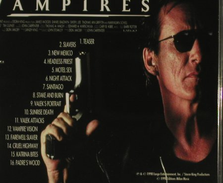Vampires: Music from,16Tr. By John Carpenter, Milan(), EU, 98 - CD - 60286 - 4,00 Euro