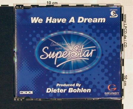 Deutschland sucht den Superstar: We have a dream*3, BMG(), EU, 02 - CD5inch - 61086 - 4,00 Euro