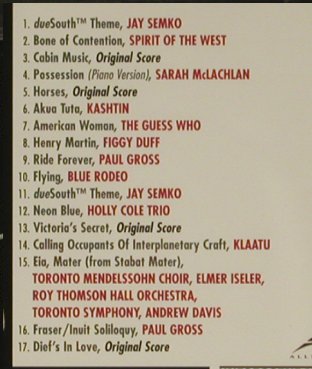 Ein Mountie In Chicago: 17 Tr., V.A., Unforscene, D, 97 Typ: CD Best.-Nr.: 61809 Preis: 5,00 Euro