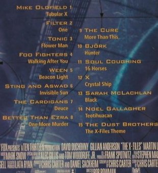 X-Files: The Album,V.A.15 Tr, Elektra, US, 98 Typ: CD Best.-Nr.: 64160 Preis: 4,00 Euro