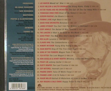 Wand'rin Star: 25 Tr. Movie & TV Songs, BearFamily (BCD 16166 AR), D, 99 Typ: CD Best.-Nr.: 65744 Preis: 10,00 Euro