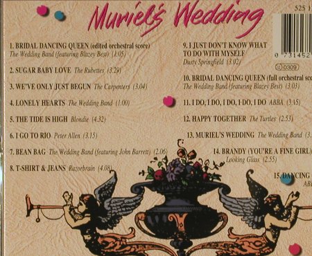 Muriel's Wedding: 15 Tr. V.A., Polydor(525 128), D, 94 - CD - 66019 - 5,00 Euro