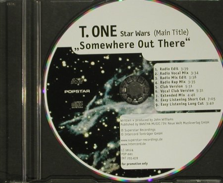 Star Wars: T.One:Somewhere Out There*9NoCover, Superstar, D,Promo Typ: CD5" Best.-Nr.: 66359 Preis: 1,00 Euro