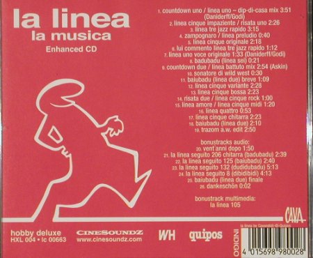 La Linea: La Musica, 36 Tr., Indigo(), D,  - CD - 66485 - 10,00 Euro