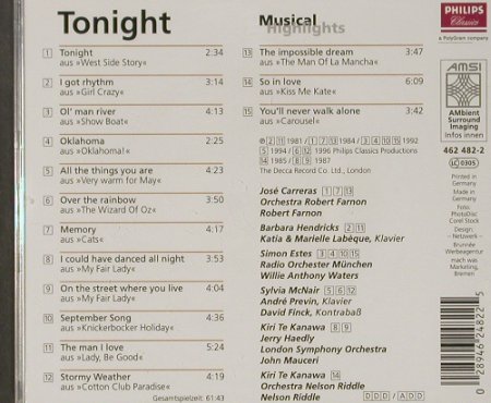 V.A.Tonight: Musical Highlights, eloquence, D, 79 Typ: CD Best.-Nr.: 66726 Preis: 4,00 Euro