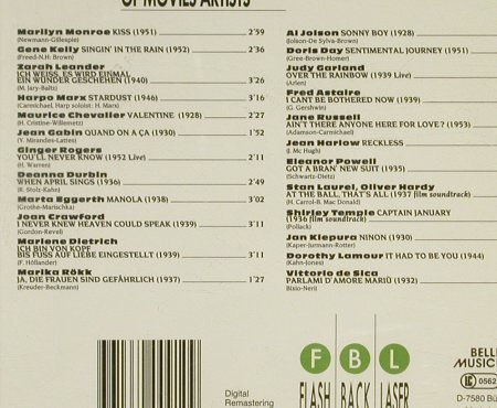 V.A.Musical Voices o.Movies Artists: M.Monroe...Vittorio de Sica, Flash Back Laser, D Typ: CD Best.-Nr.: 66898 Preis: 4,00 Euro
