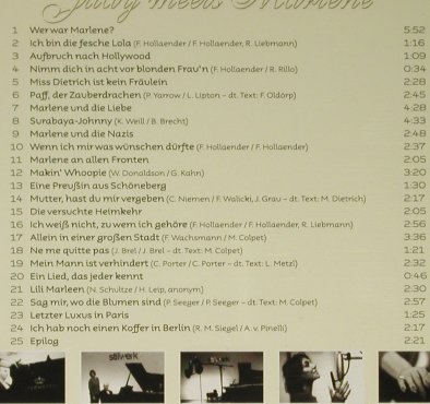 Judy meets Marlene: Judy Winter, Lesung & Gesang, Duophon(), D, 2003 - CD - 67089 - 10,00 Euro