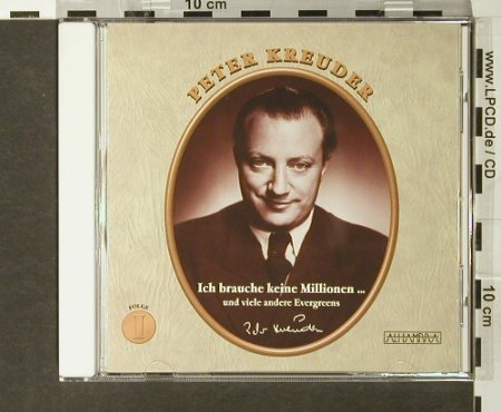 Kreuder,Peter: Ich Brauche Keine Millionen, Alhambra (CDA 8947), , 1997 Typ: CD Best.-Nr.: 67479 Preis: 7,50 Euro