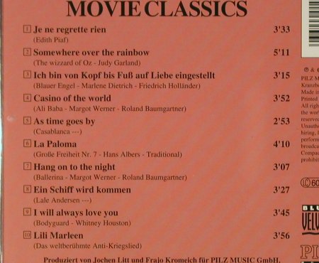 Werner,Margot: Movie Classics, Bolshoi Symphony, Pilz, D, 1993 Typ: CD Best.-Nr.: 68989 Preis: 7,50 Euro