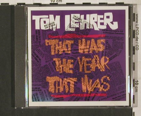 Lehrer,Tom: That was the year that was, Reprise(6179-2), US,Ri, 1965 - CD - 80223 - 7,50 Euro