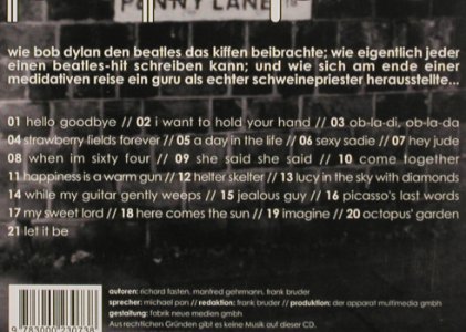 V.A.Pop Splits-The Fab four: 21 Geschichten zu Songs d.Beatles, Radio eins, Digi Typ: CD Best.-Nr.: 81317 Preis: 5,00 Euro