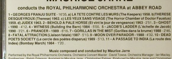 Jarre,Maurice cond Royal Philh.Orch: at Abbey Road, Milan, , 1992 Typ: CD Best.-Nr.: 83947 Preis: 10,00 Euro