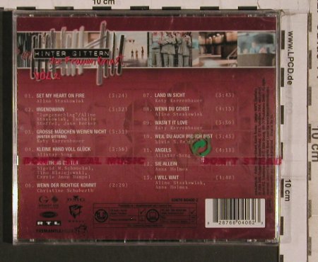 Hinter Gittern: Der Frauen Knast, 16 Tr.V.A.,FS-New, BMG, EU, 2002 Typ: CD Best.-Nr.: 84399 Preis: 11,50 Euro