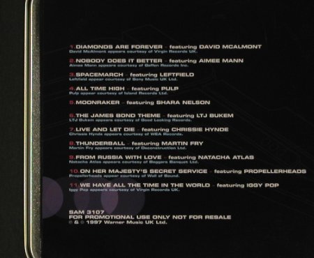 V.A.Shaken and Stirred: David Arnold James Bond Proj.,Box, Warner, D,Promo, 97 Typ: CDgx Best.-Nr.: 90450 Preis: 11,50 Euro
