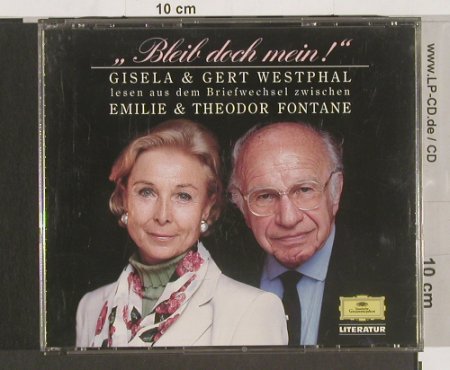 Fontane,Emilie & Theodor: "Bleib Doch Mein", D.Gr.(), D, 1995 - 2CD - 91149 - 10,00 Euro
