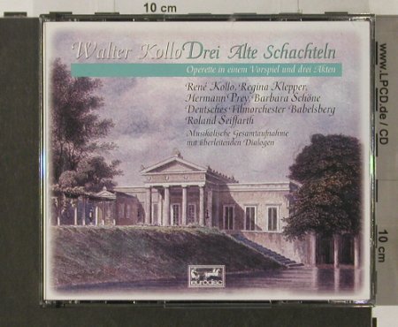 Kollo,Walter: Drei Alte Schachteln, Eurodisc, EC, 95 Typ: 2CD Best.-Nr.: 91803 Preis: 10,00 Euro