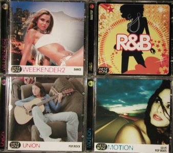 V.A.West One Music: 27 CDs from Sound Library+DVD, WOM,  Typ: 27CD Best.-Nr.: 92619 Preis: 10,00 Euro