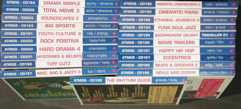 V.A.Atmosphere: 25 CDs from Sound Library, Atmos(), ,  - 25CD - 92621 - 10,00 Euro