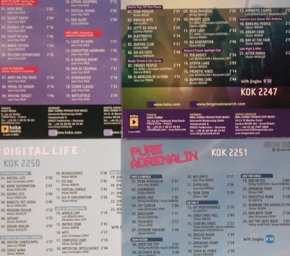 V.A.Koka Media: Music Library, 16 CDs, KOK, F Typ: 16CD Best.-Nr.: 92622 Preis: 10,00 Euro